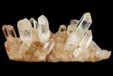 Tangerine Quartz Crystal Cluster - Madagascar #112813-4